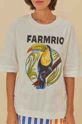 BLUSA T-SHIRT OVER TUCANO 339965 FARM RIO